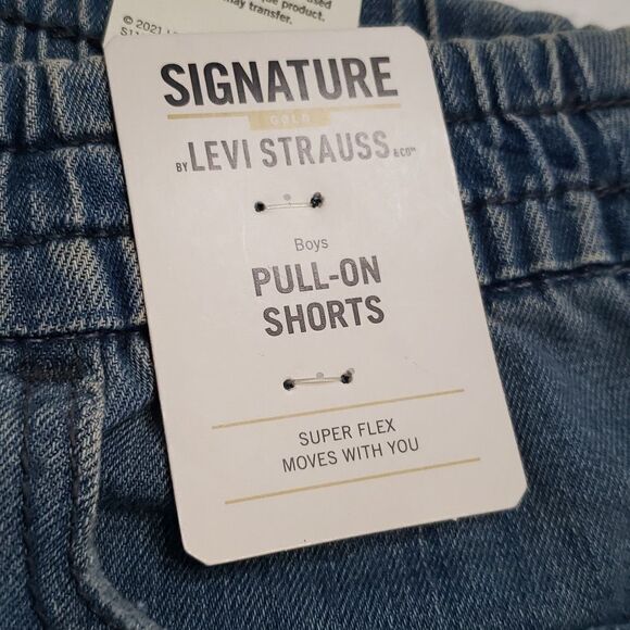 NWT Boys Signature Levi's GOLD Pull-On Shorts Sz L - Picture 3 of 8